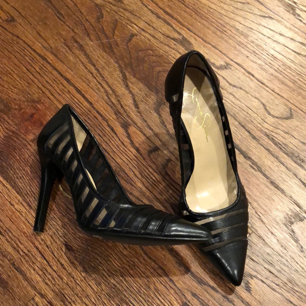 Jessica Simpson black heels